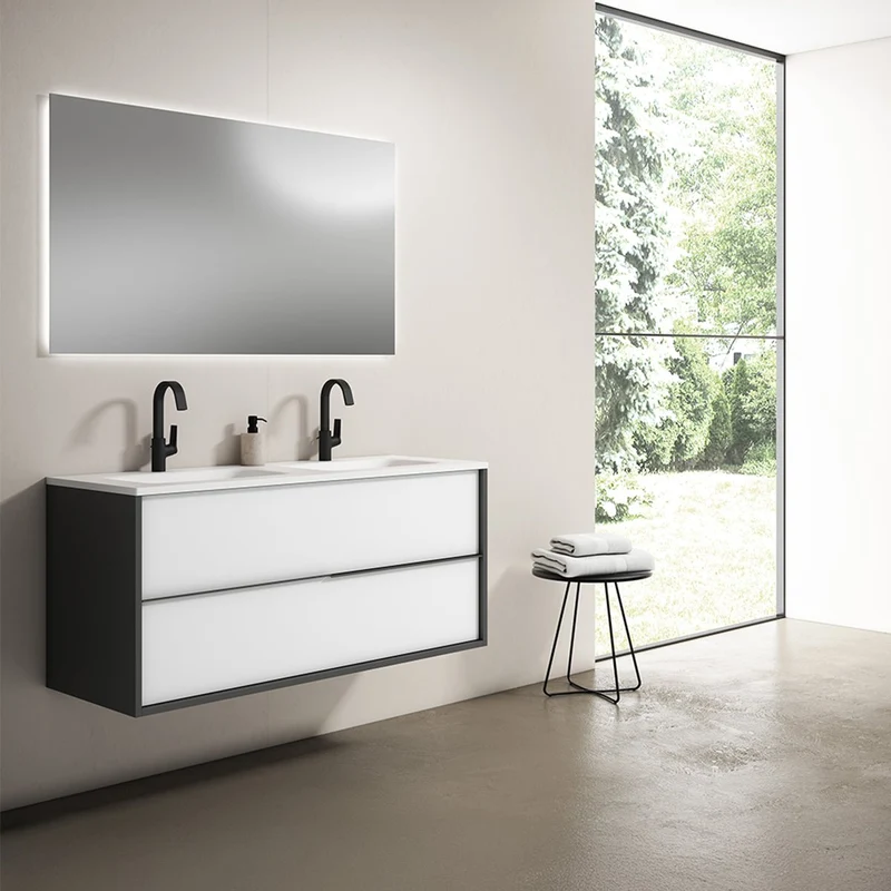 Conjunto mueble baño suspendido Doly