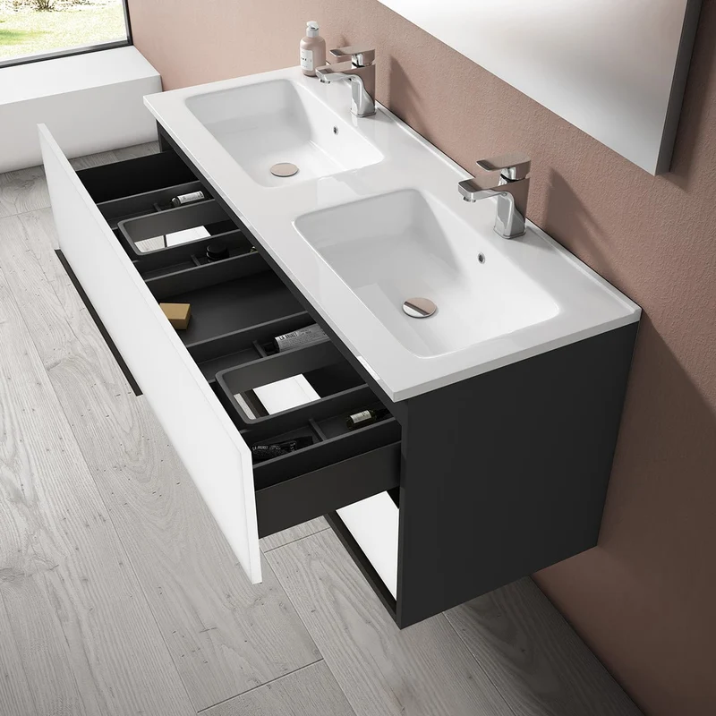 Conjunto mueble baño suspendido Doly