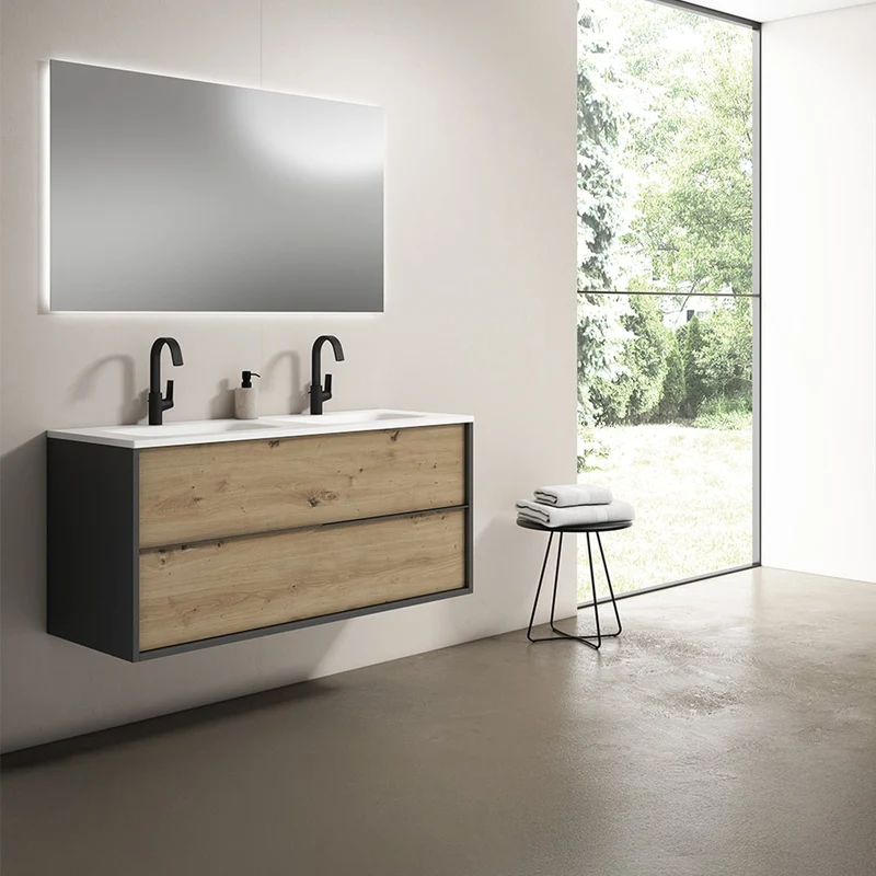 Conjunto mueble baño suspendido Doly