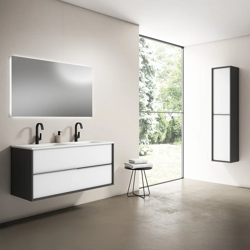 Conjunto mueble baño suspendido Doly