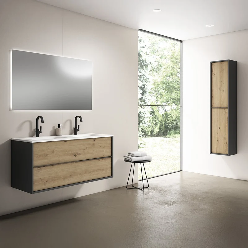 Conjunto mueble baño suspendido Doly