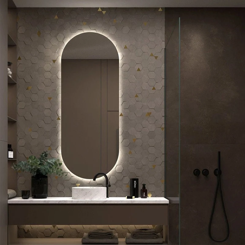 Espejo retroiluminado con luz led Borneo