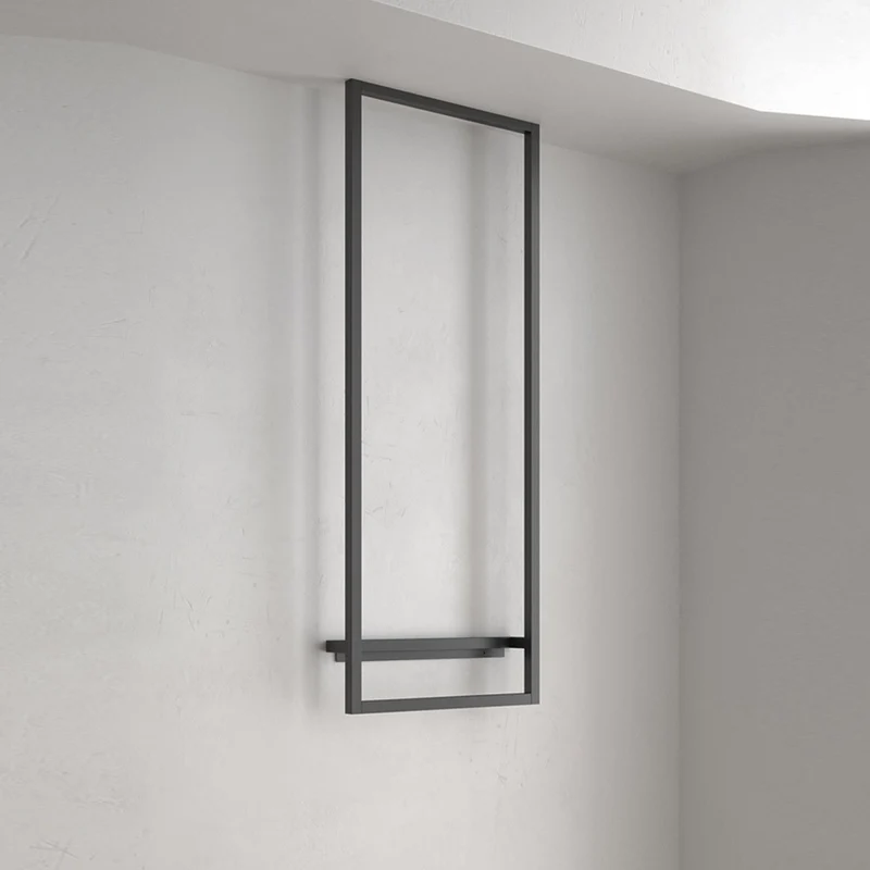 Soporte metálico de techo para espejo