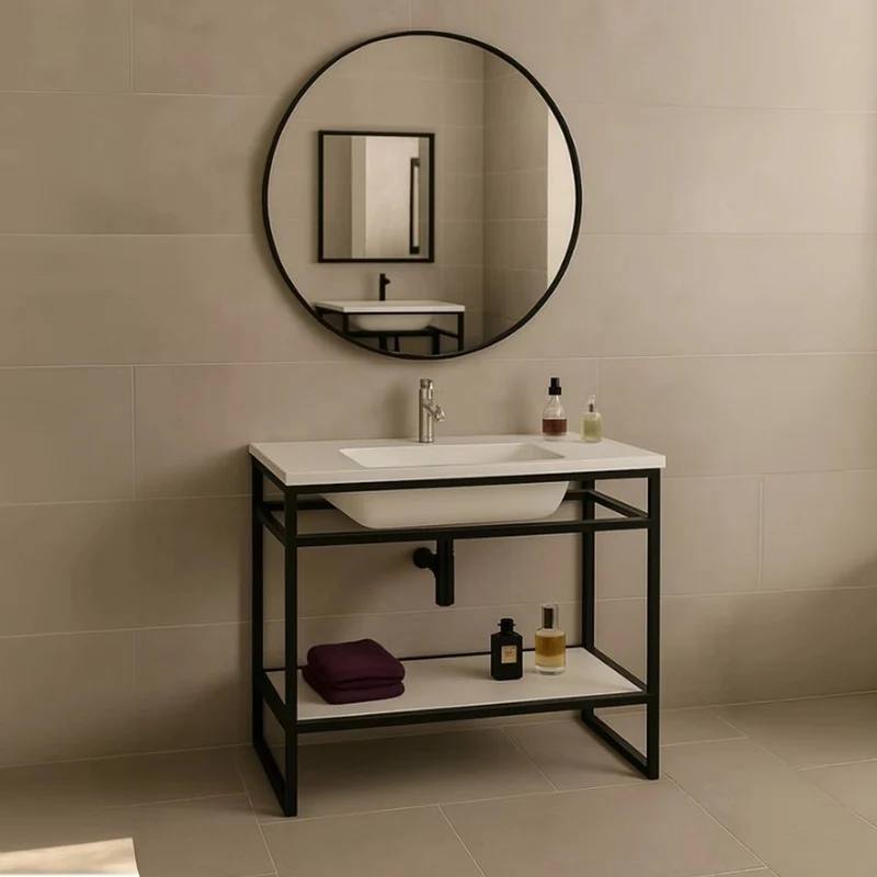 Mueble con toallero Lucía