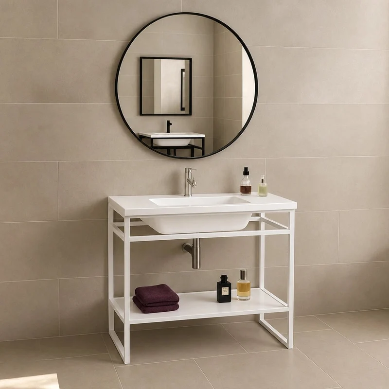 Mueble con toallero Lucía