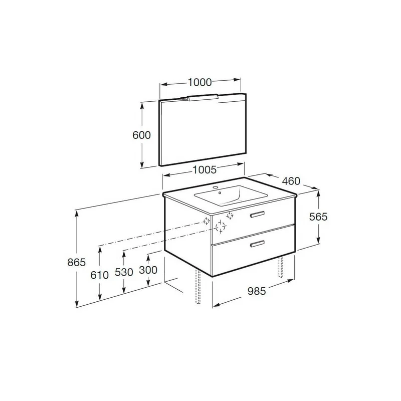 Mueble Roca Victoria Basic