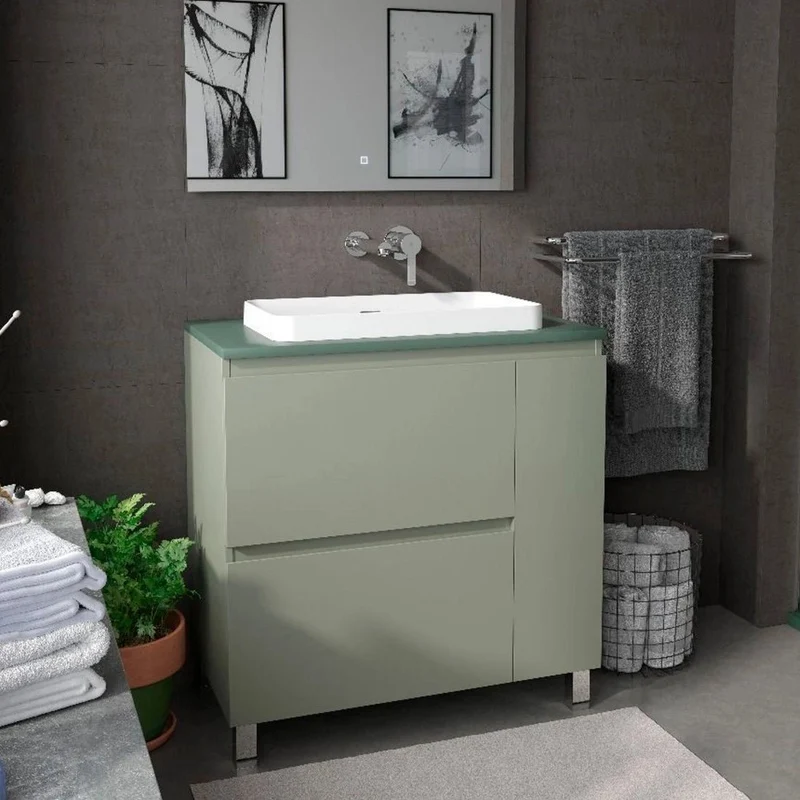 Mueble de baño con patas Luzy