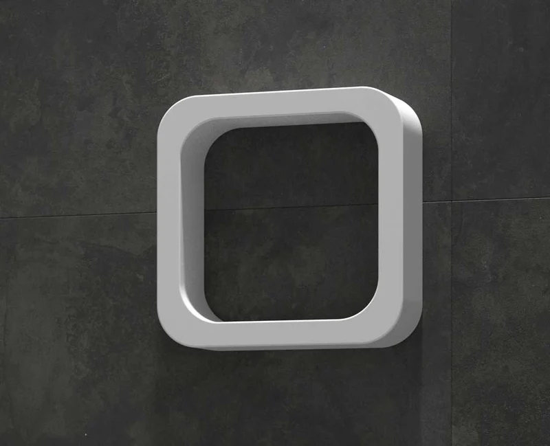 Estante de baño de resina OHU en O