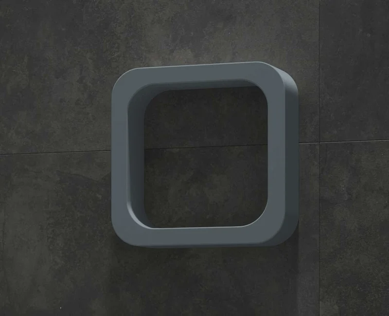 Estante de baño de resina OHU en O
