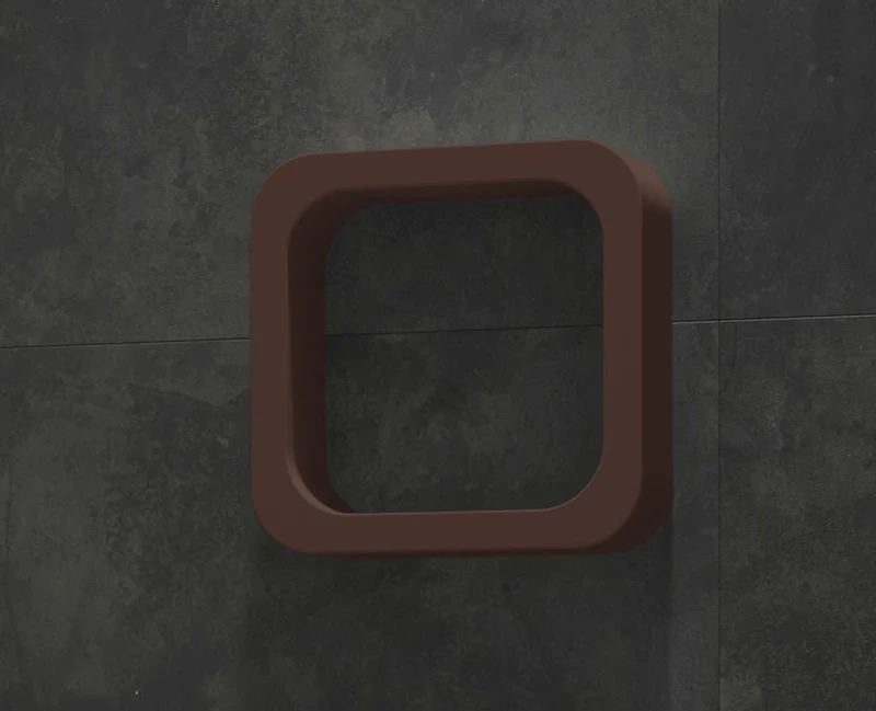 Estante de baño de resina OHU en O