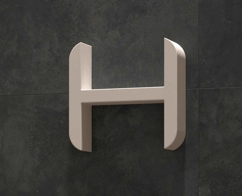 Estante de baño de resina OHU en H