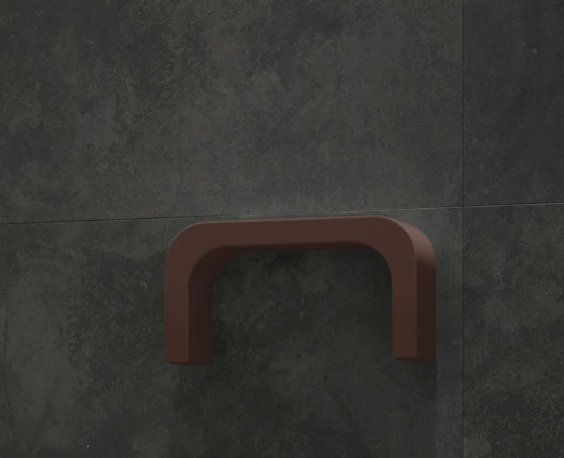 Estanterías de baño de resina OHU en U