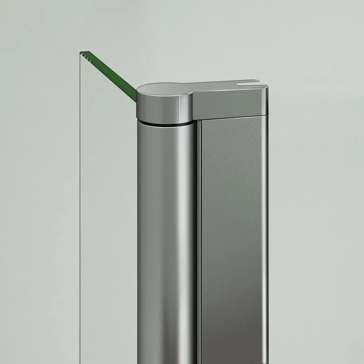 Walkin Mampara Panel de ducha Lateral giratorio Vidrio 8mm Antical con Perfil Cromado Brillante