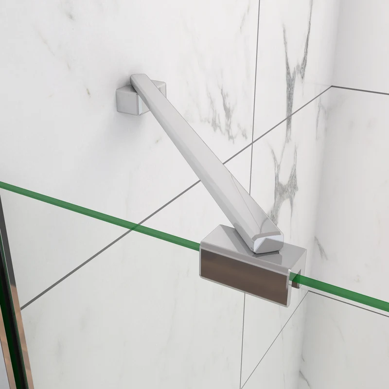 Cabina de ducha semicircular mampara de baño 6mm ESG cristal diferentes tamaños
