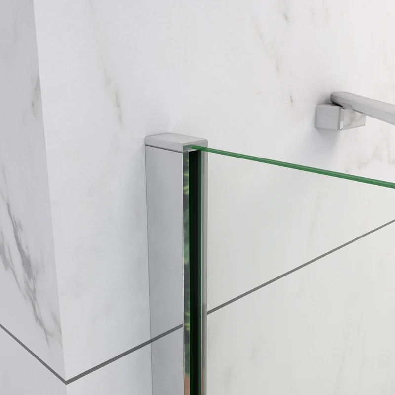 Cabina de ducha semicircular mampara de baño 6mm ESG cristal diferentes tamaños