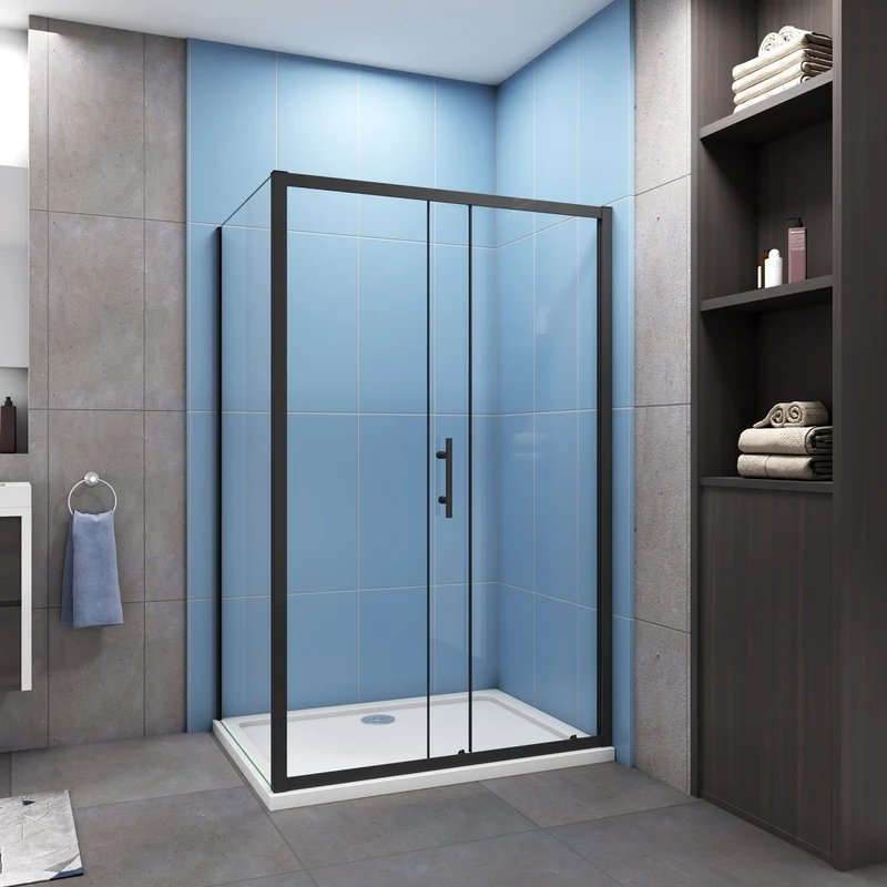 Cuarto de baño 110x185 cm con paneles laterales