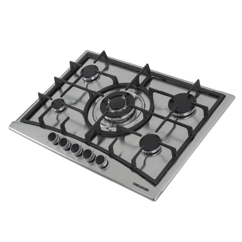 Estufa de Empotrar Serie Alpha Challenger, Plateado