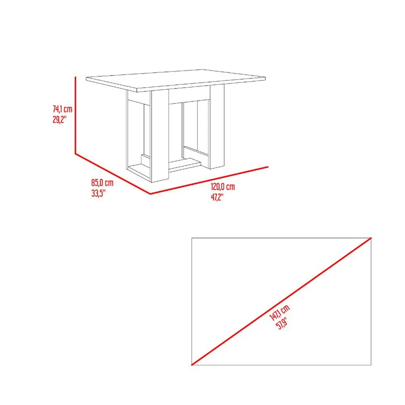 Combo Comedor Piten , Incluye Comedor y 4 Sillas