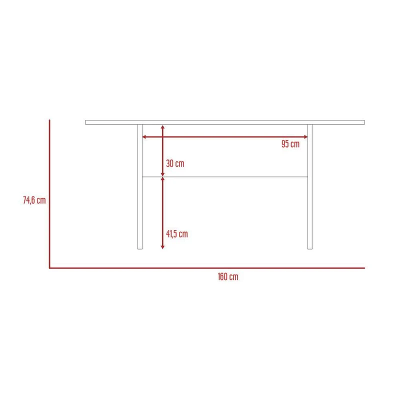 Combo Comedor Nesga , Incluye Comedor y 4 Sillas