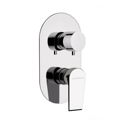 Miscelatore incasso doccia con deviatore 3 vie linea artic bianco opaco