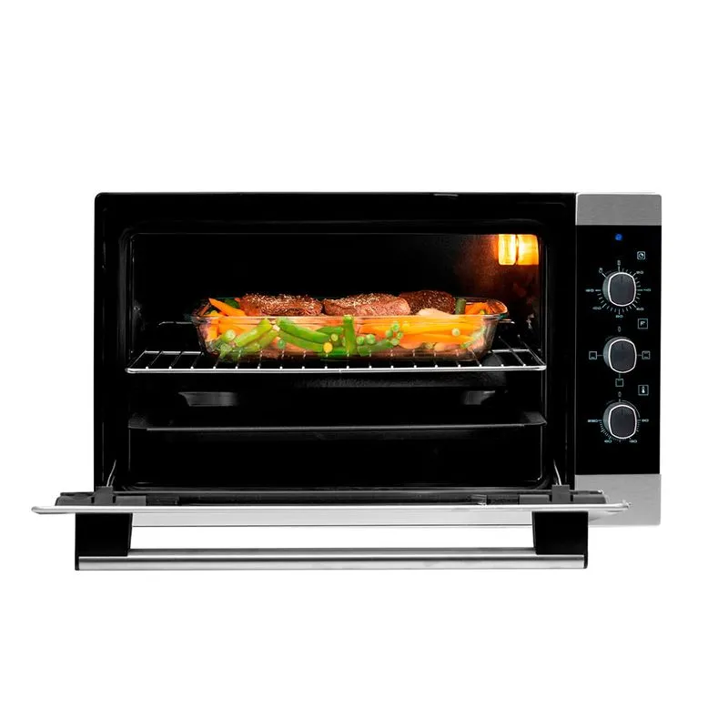 Horno Empotrar Eléctrico Negro 62cm 35lts 120V Challenger He2485
