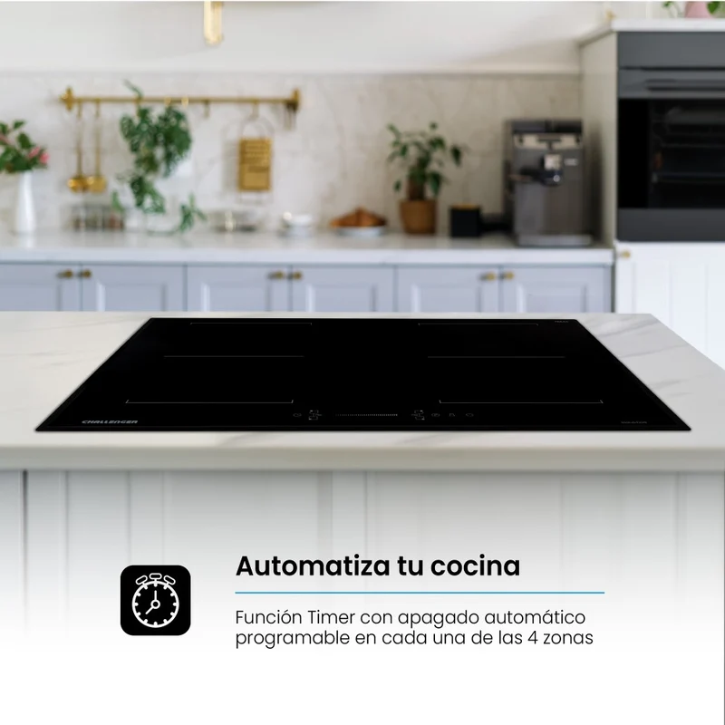 Estufa de Empotrar Inducción Challenger 4Pt 220V, In 6077