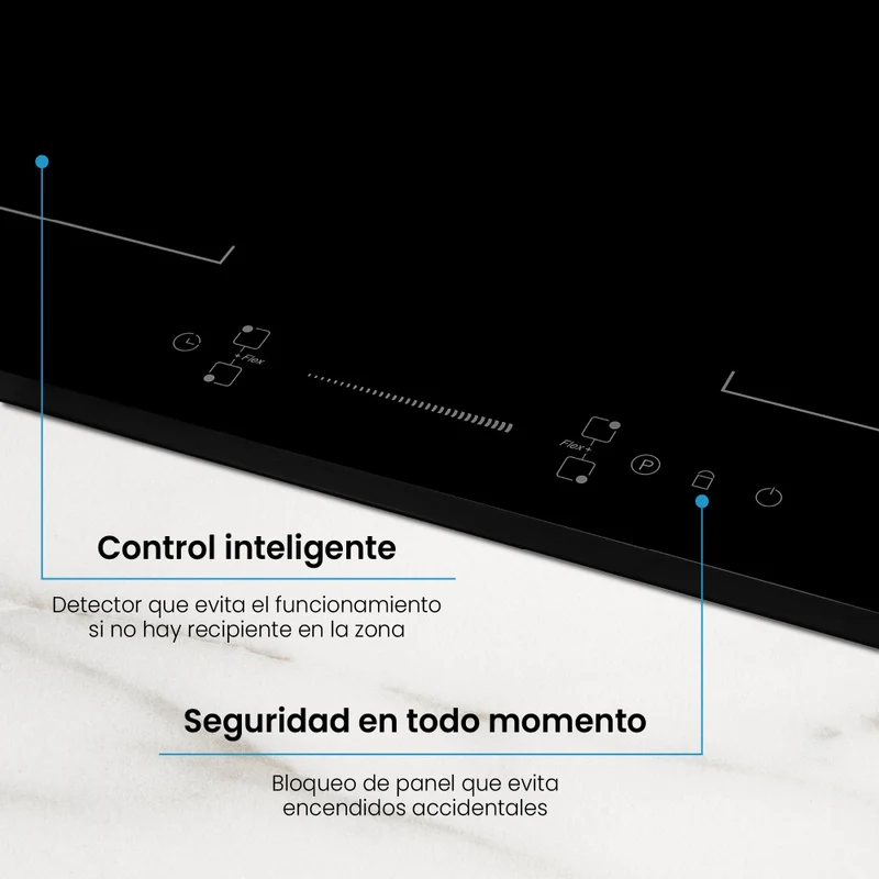 Estufa de Empotrar Inducción Challenger 4Pt 220V, In 6077