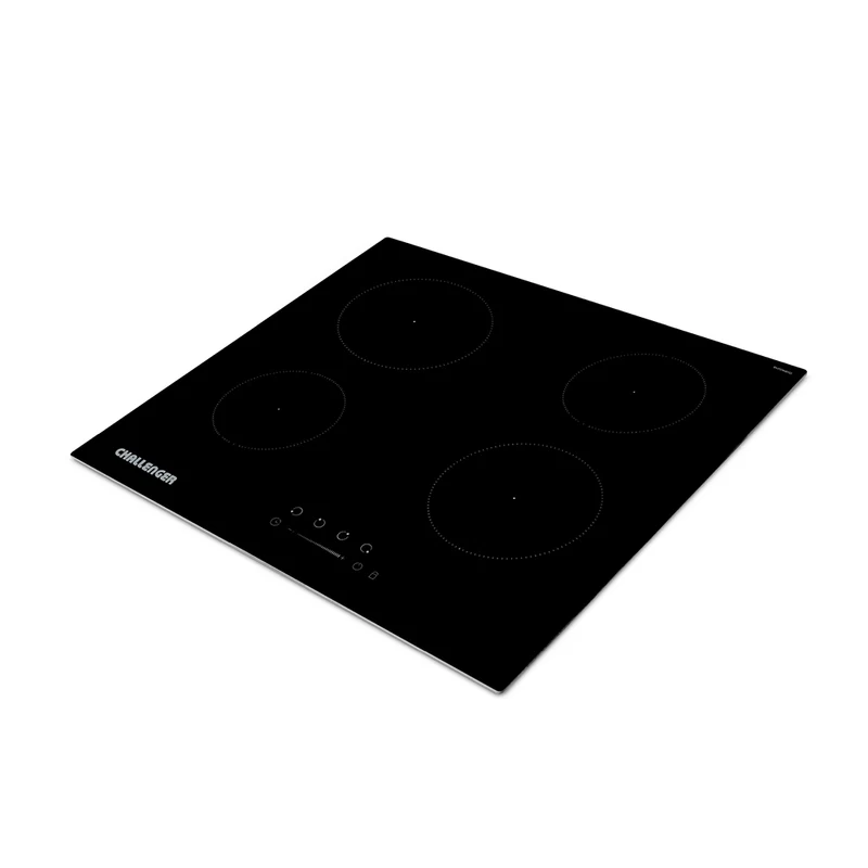 Estufa de Empotrar de Vitrocerámica 60 cm Challenger, Negro