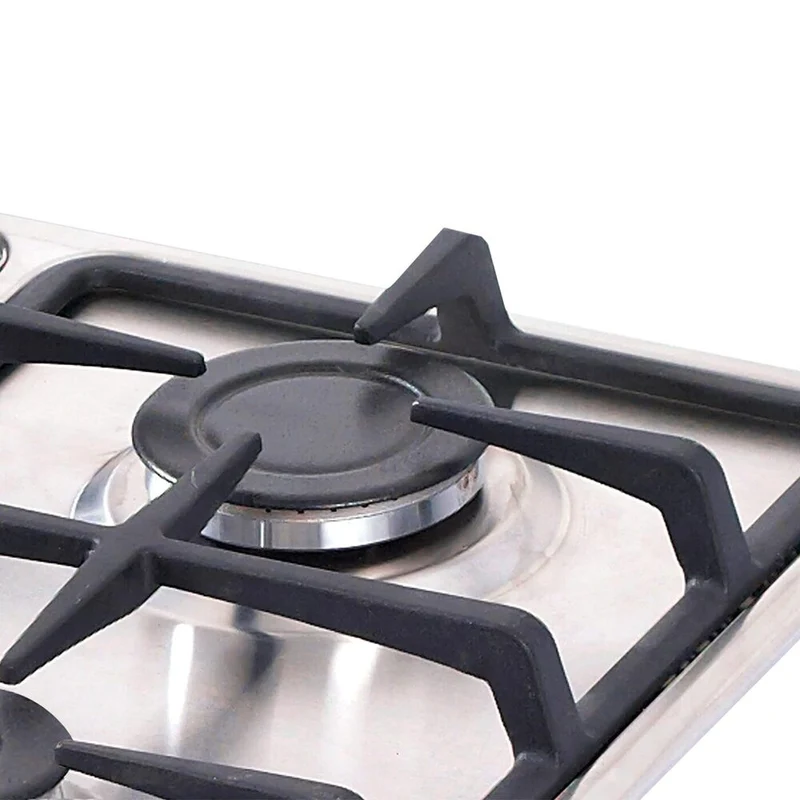Estufa de Empotrar Challenger Gas Natural 4 Puestos, Plateado