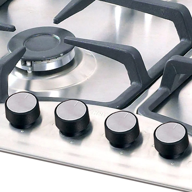 Estufa de Empotrar Challenger Gas Natural 4 Puestos, Plateado