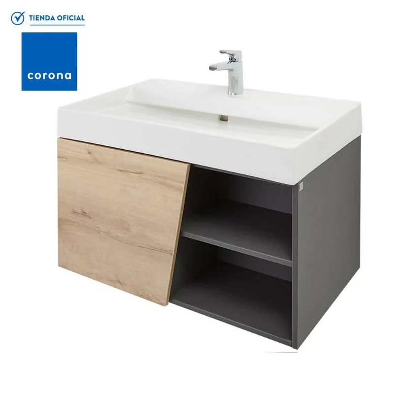 Mueble Corona Fussion Vital 80 cm con Lavamanos