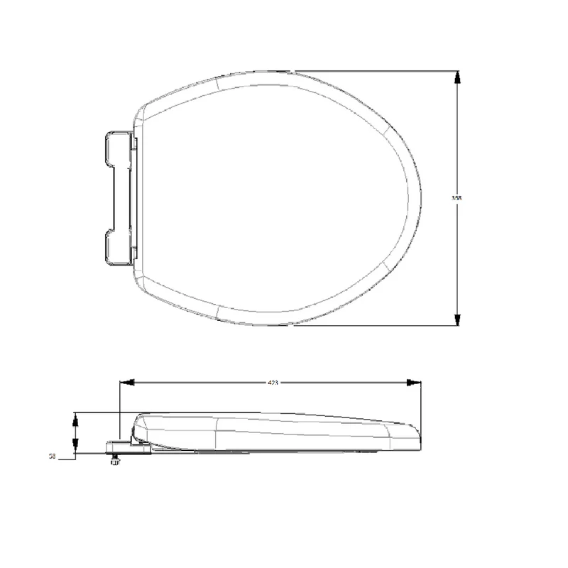 Asiento Corona Active Redondo Bone