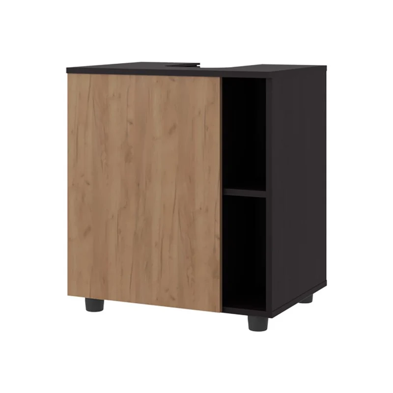 Mueble para Lavamanos Pascuale, Wengue y Fresno Europeo, No Incluye Lavamanos ZF