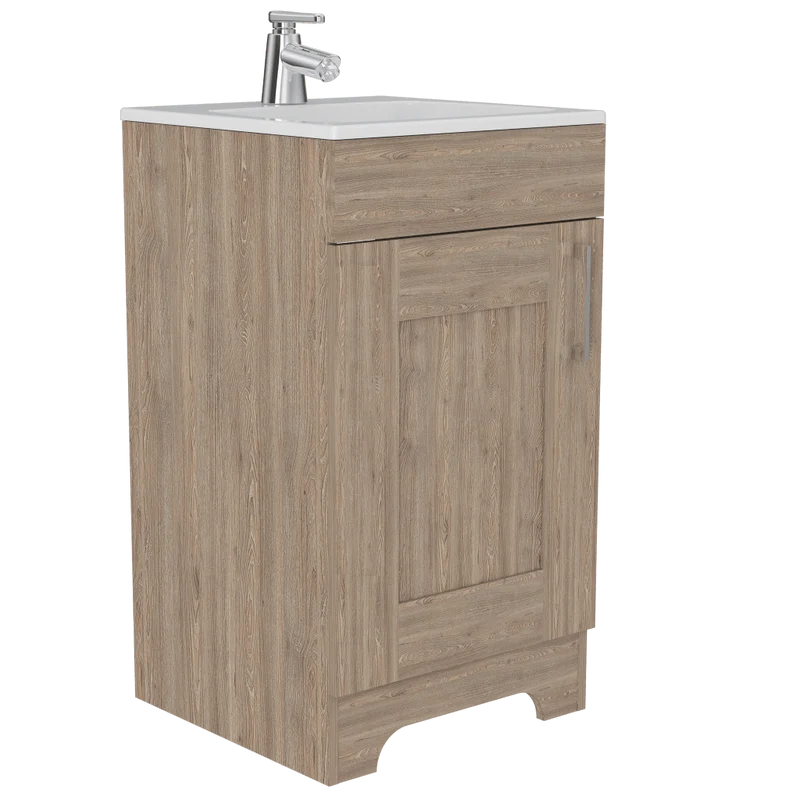 Mueble para Lavamanos Apolis, Miel, con una Puerta Batiente