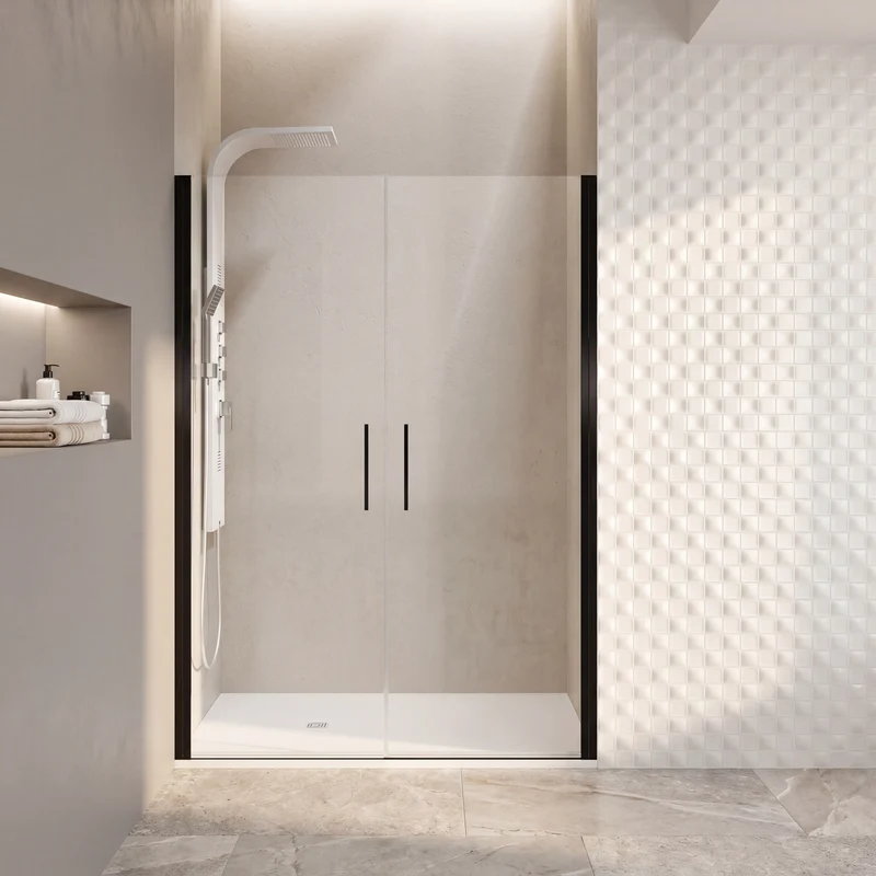 Mampara de Ducha Frontal 2 Puertas Abatibles – Open Combi I
