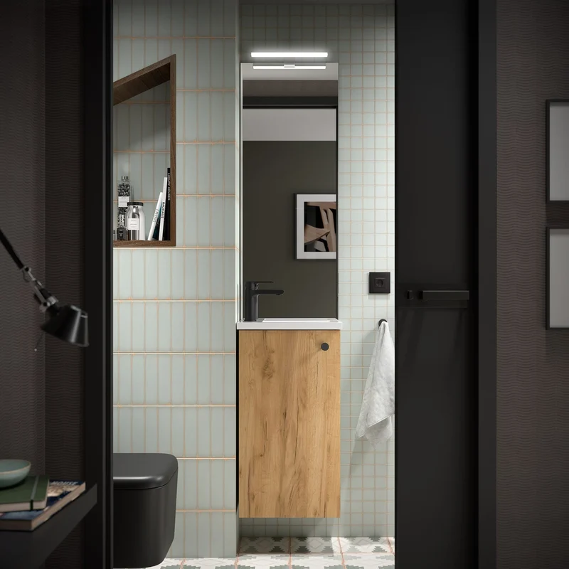 Mueble de baño Marville – Ultra compacto y suspendido