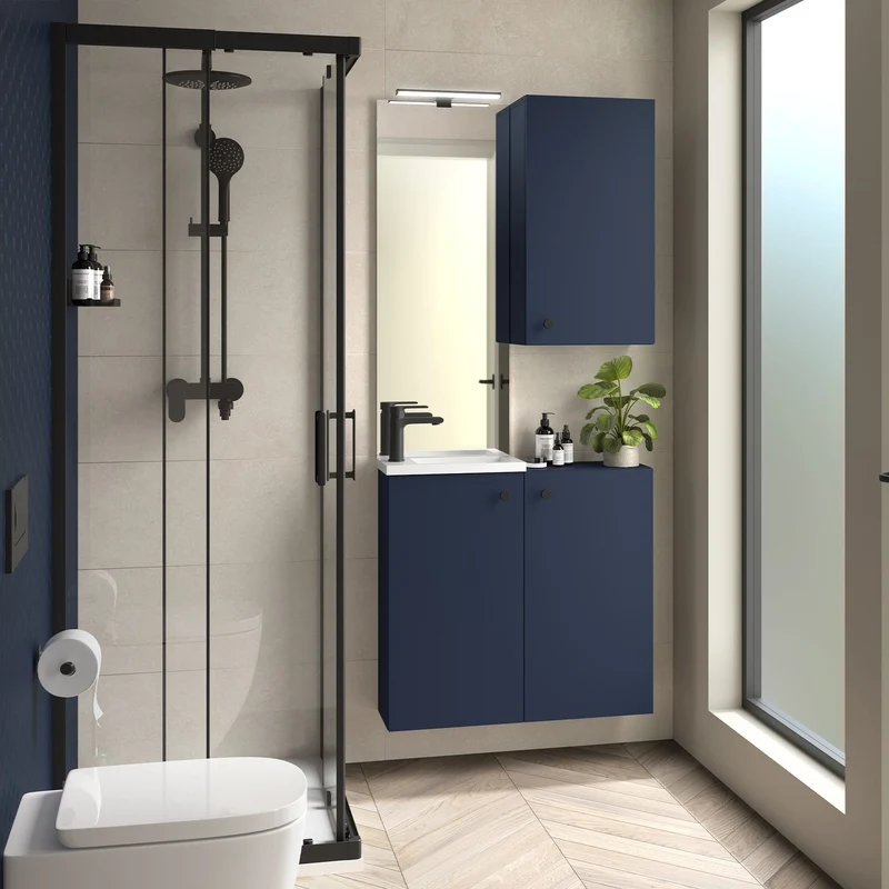 Mueble de baño Marville – Ultra compacto y suspendido