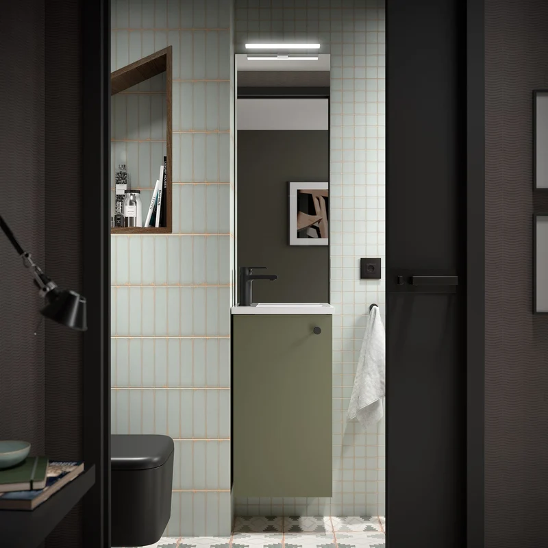 Mueble de baño Marville – Ultra compacto y suspendido
