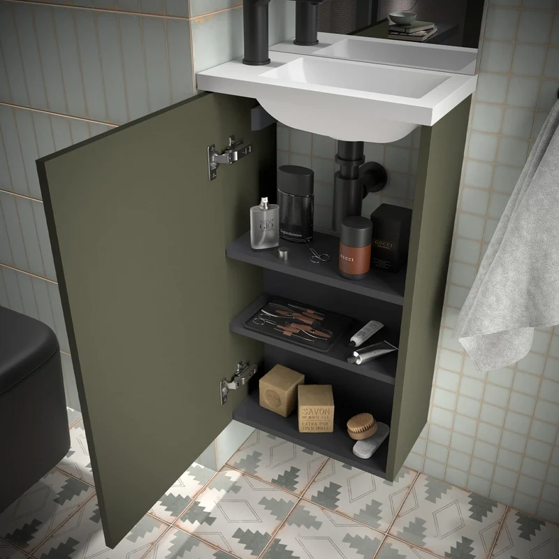 Mueble de baño Marville – Ultra compacto y suspendido
