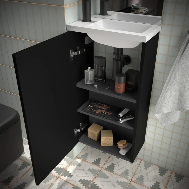 Mueble de baño Marville – Ultra compacto y suspendido