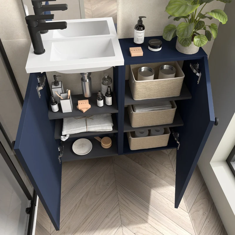 Mueble de baño Marville – Ultra compacto y suspendido