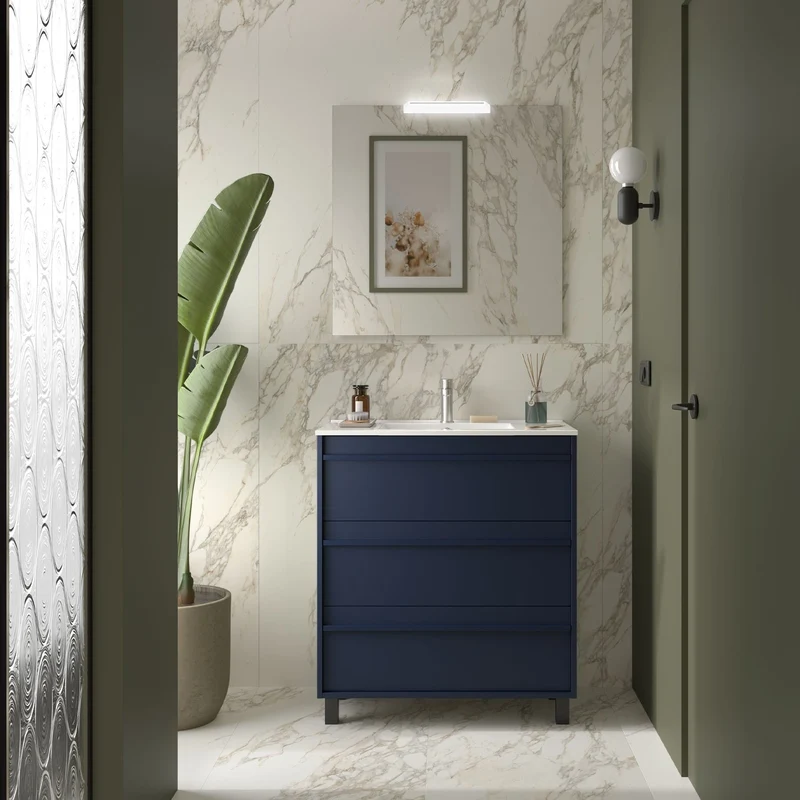 Mueble de baño Attila 3C con patas