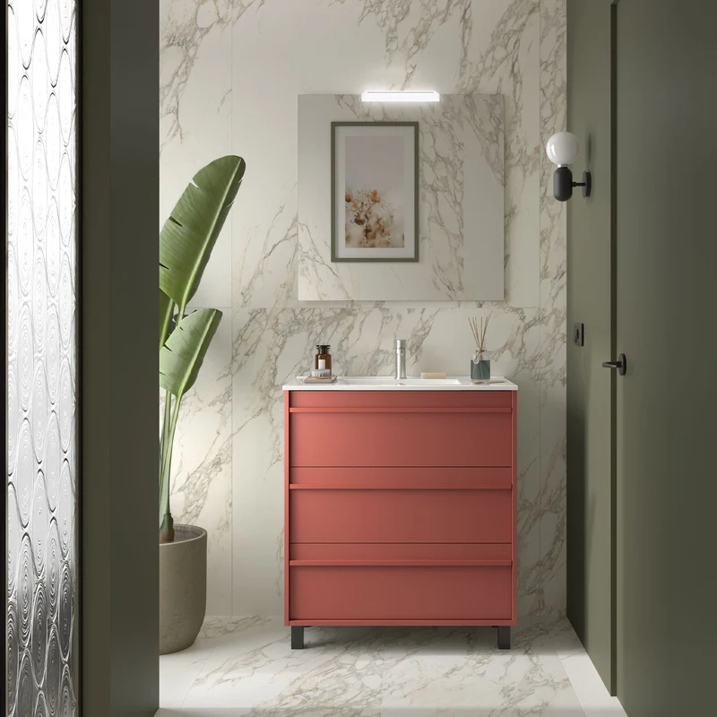 Mueble de baño Attila 3C con patas