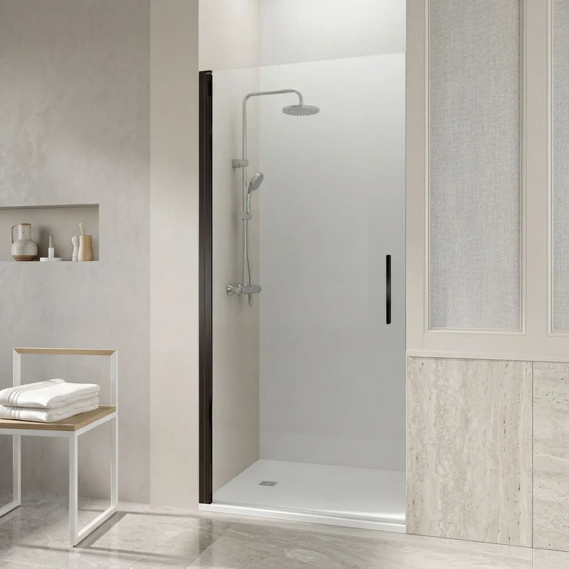 Mampara de Ducha Frontal con Abatible COMBI A GME