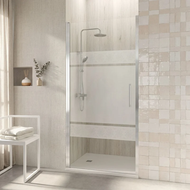 Mampara de Ducha Frontal con Abatible COMBI A GME