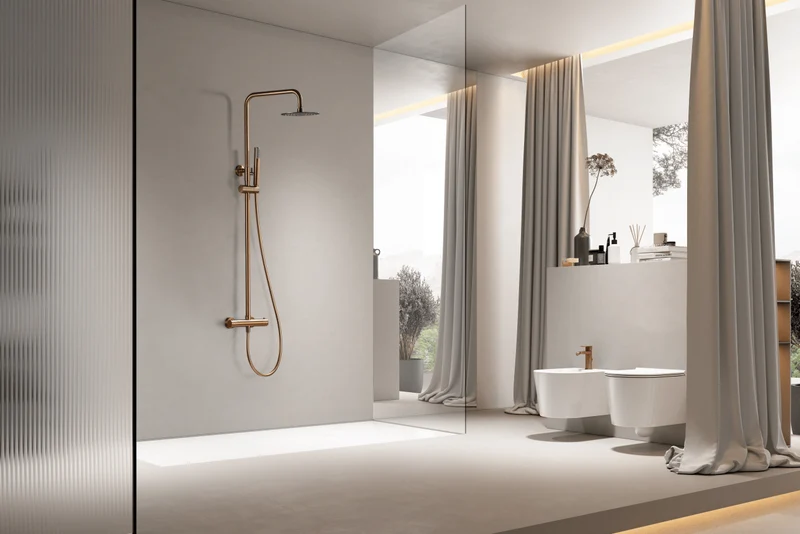 IMEX Génova - Columna de ducha termostática