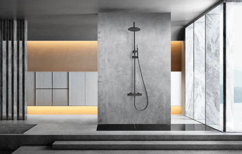 IMEX Génova - Columna de ducha termostática