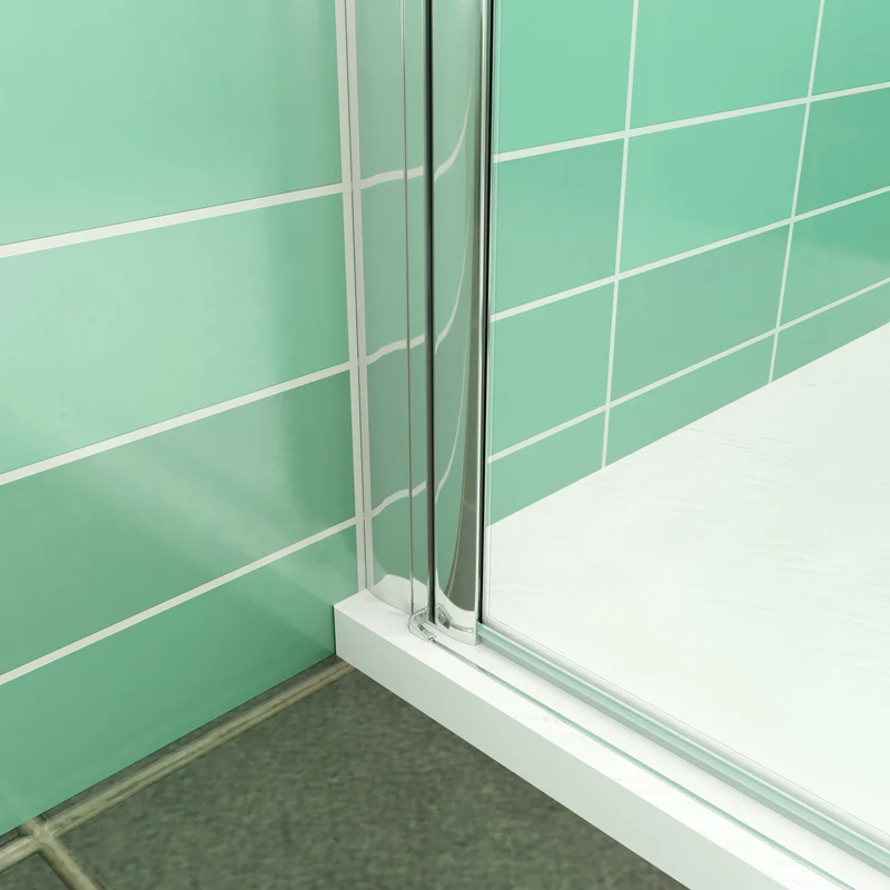 Mamparas de Ducha Puerta sencilla de Baño cristal 6mm Easyclean