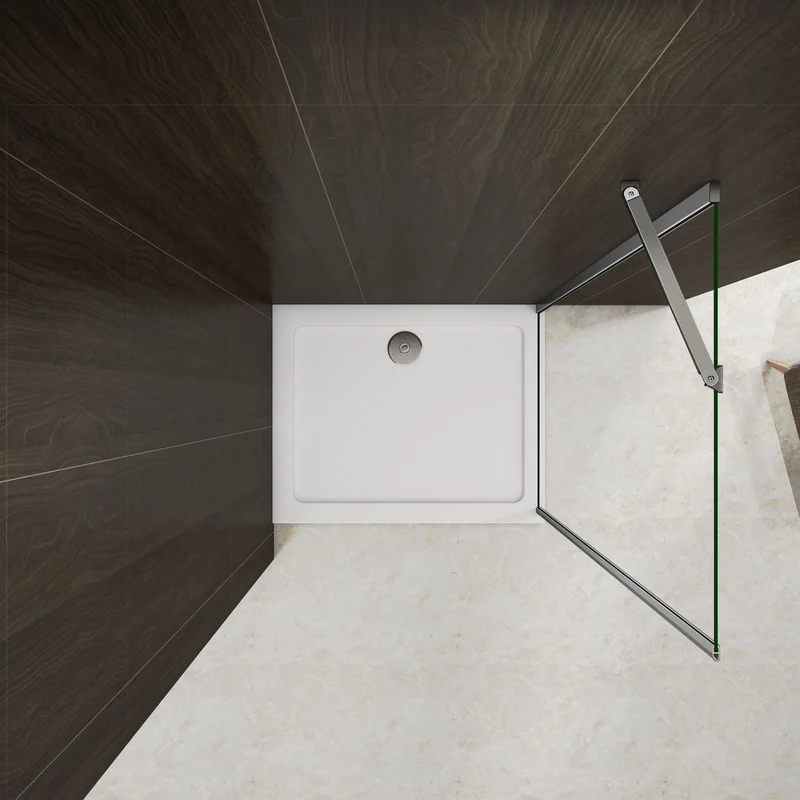 Mampara fija para ducha Panel fijo de cristal templado de 6 mm