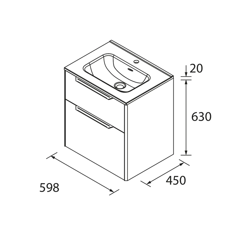 Mueble de Baño Luva - Salgar